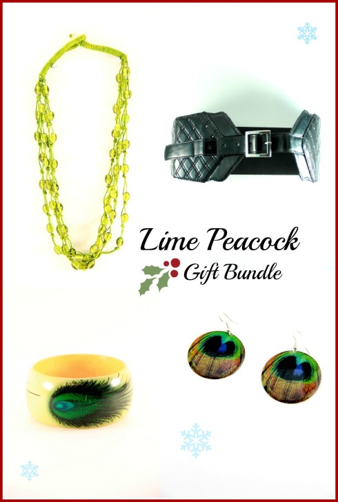 lime and peacock bundle xmas decor